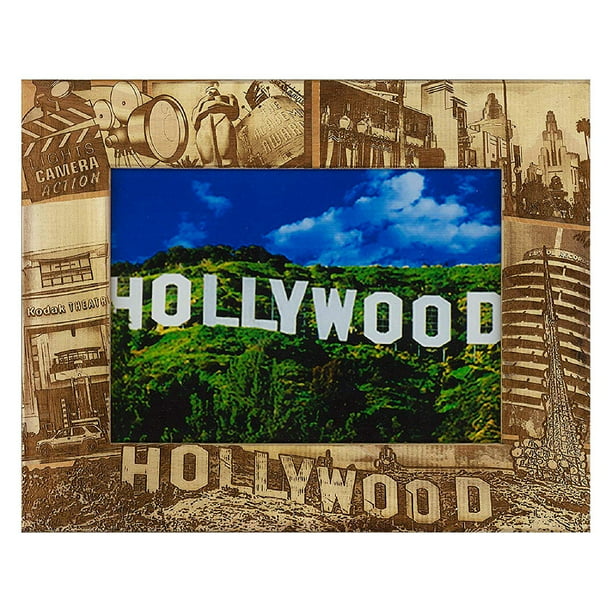5 x 7 California The Golden State Laser Engraved Wood Picture Frame 